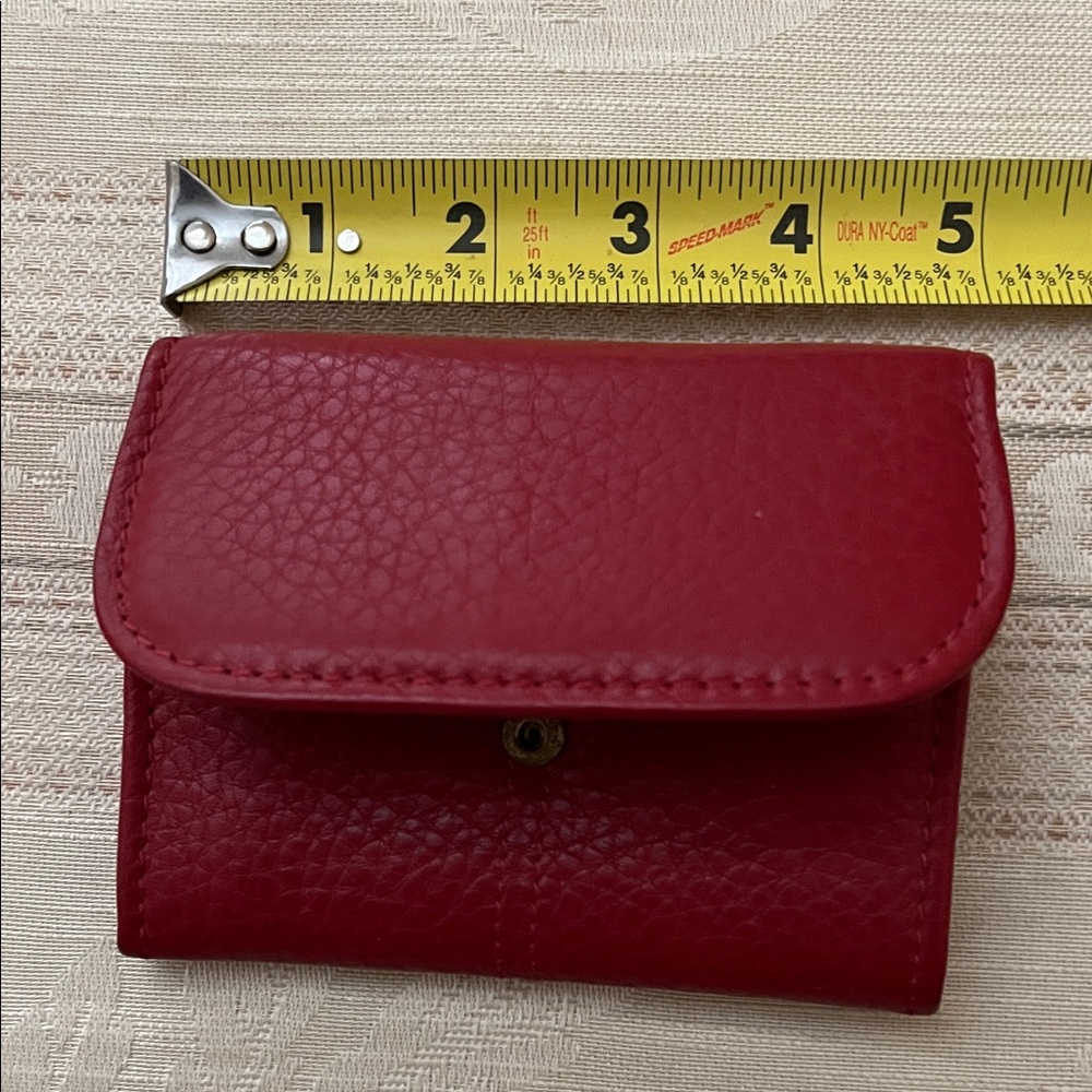 Red Leather Wallet